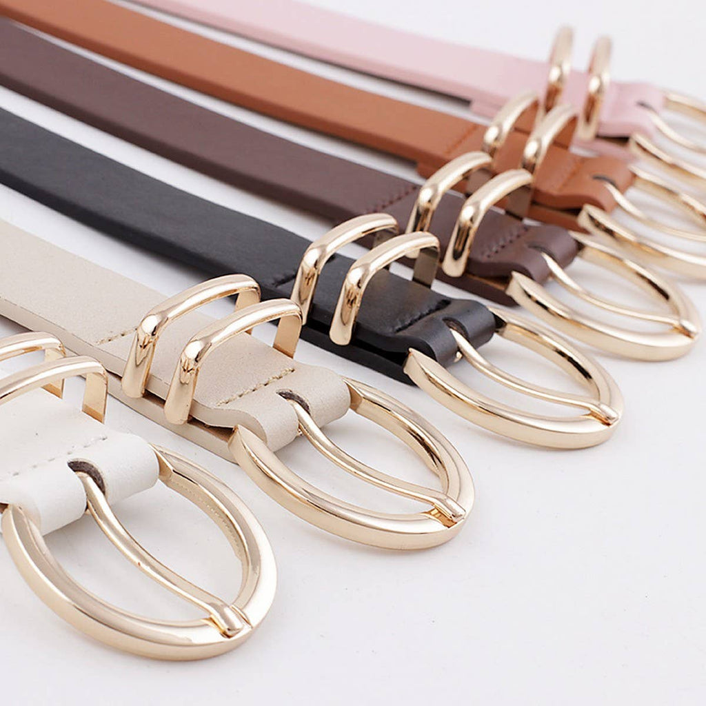 CWABE0376_HOT SELLING RETRO BIG BUCKLE DECORATIVE BELT: Pink / (OS) 1