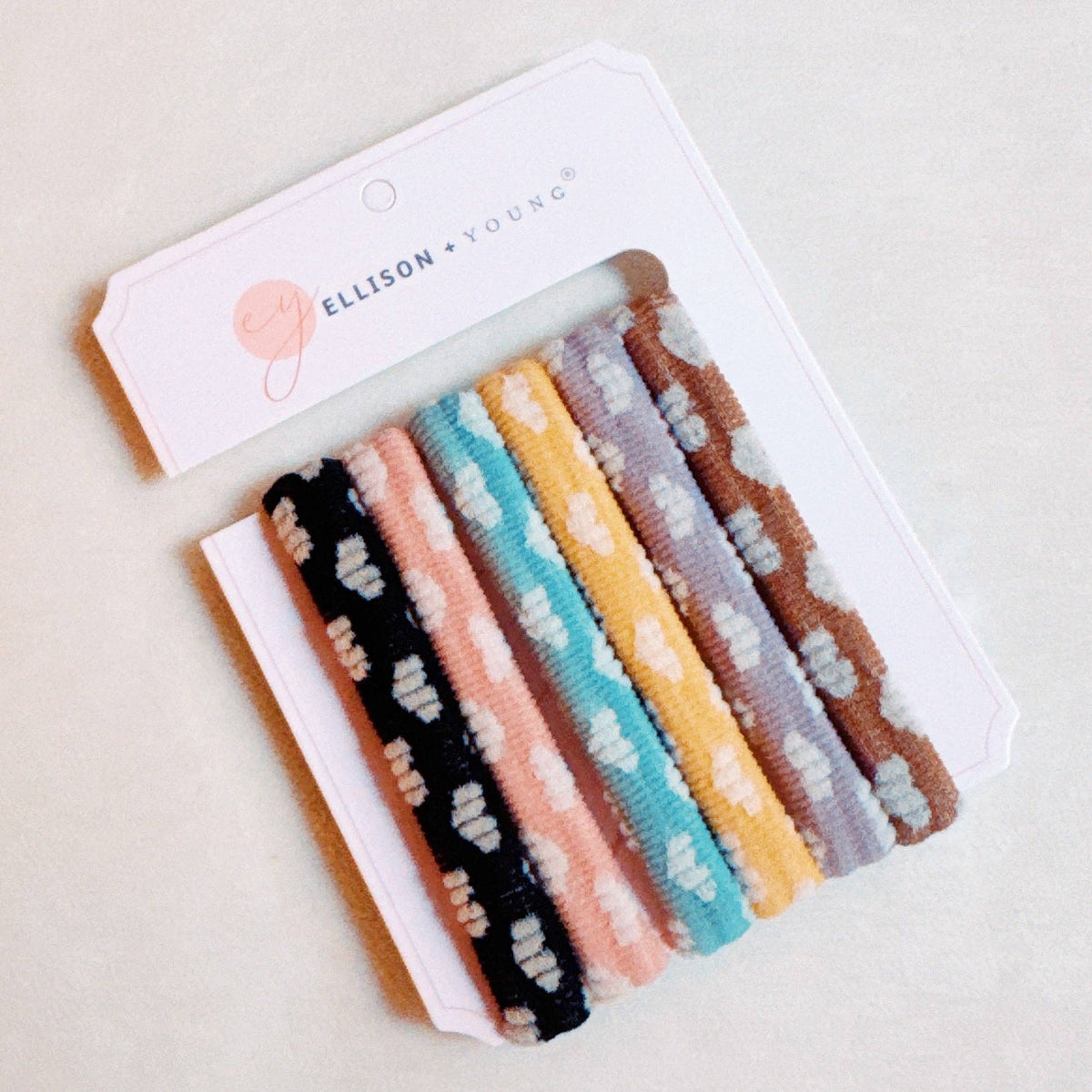 Worlds Best Everyday Hair Ties Set Of 6: Leopard