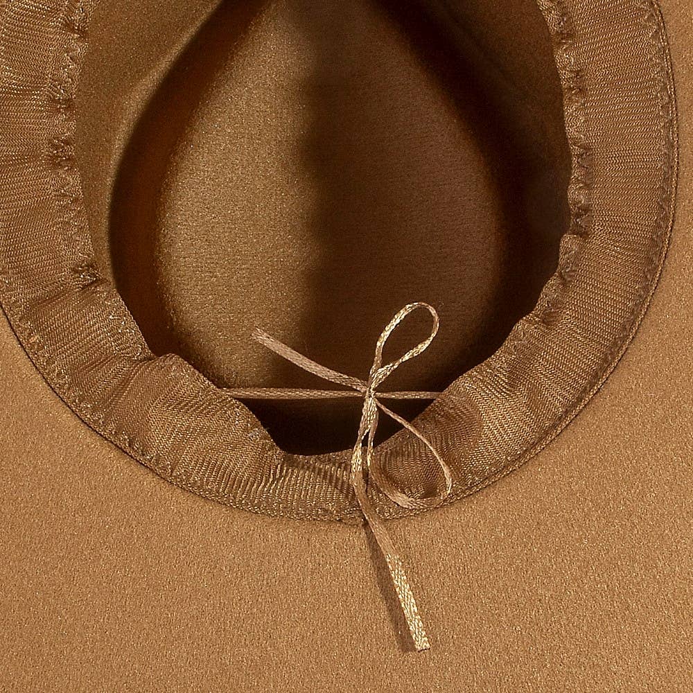 Double Belt Strap Fedora Hat: IV