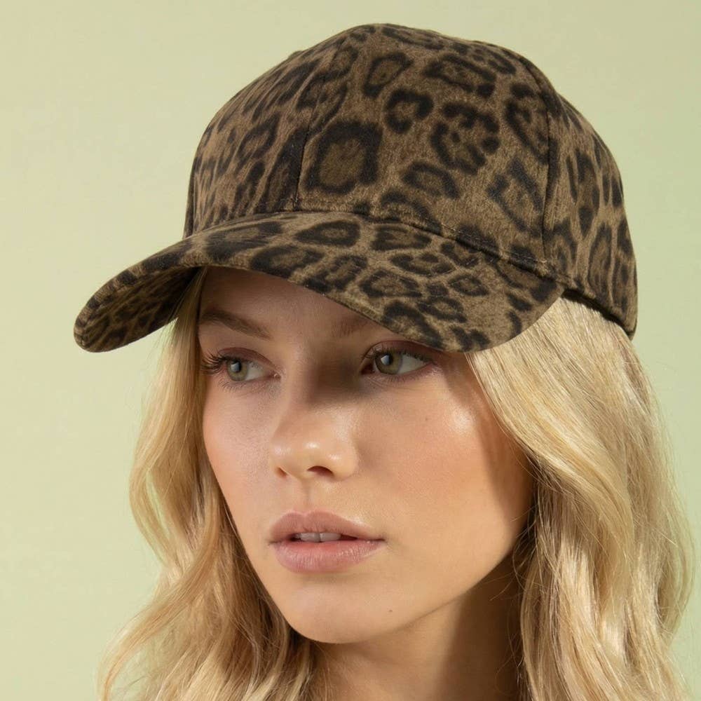 Leopard Print Baseball Cap: LLE