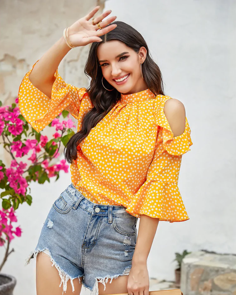 Meryl Yellow Top: Medium