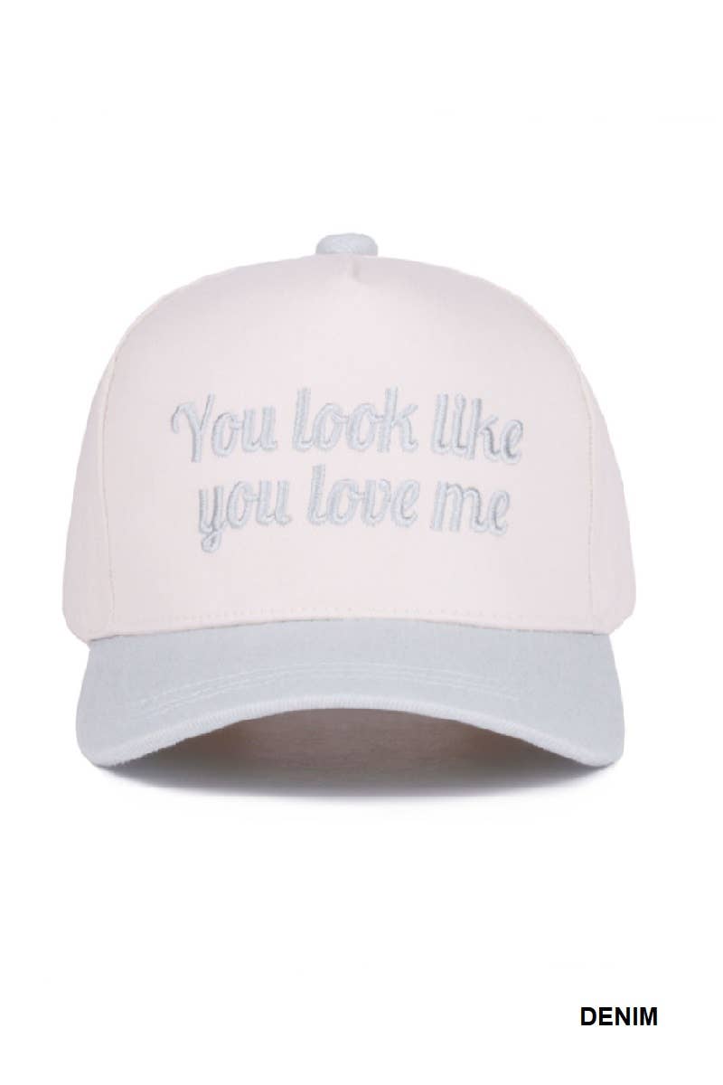 `Two Tone Canvas Cotton Cap: FLORAL-189777 / OS