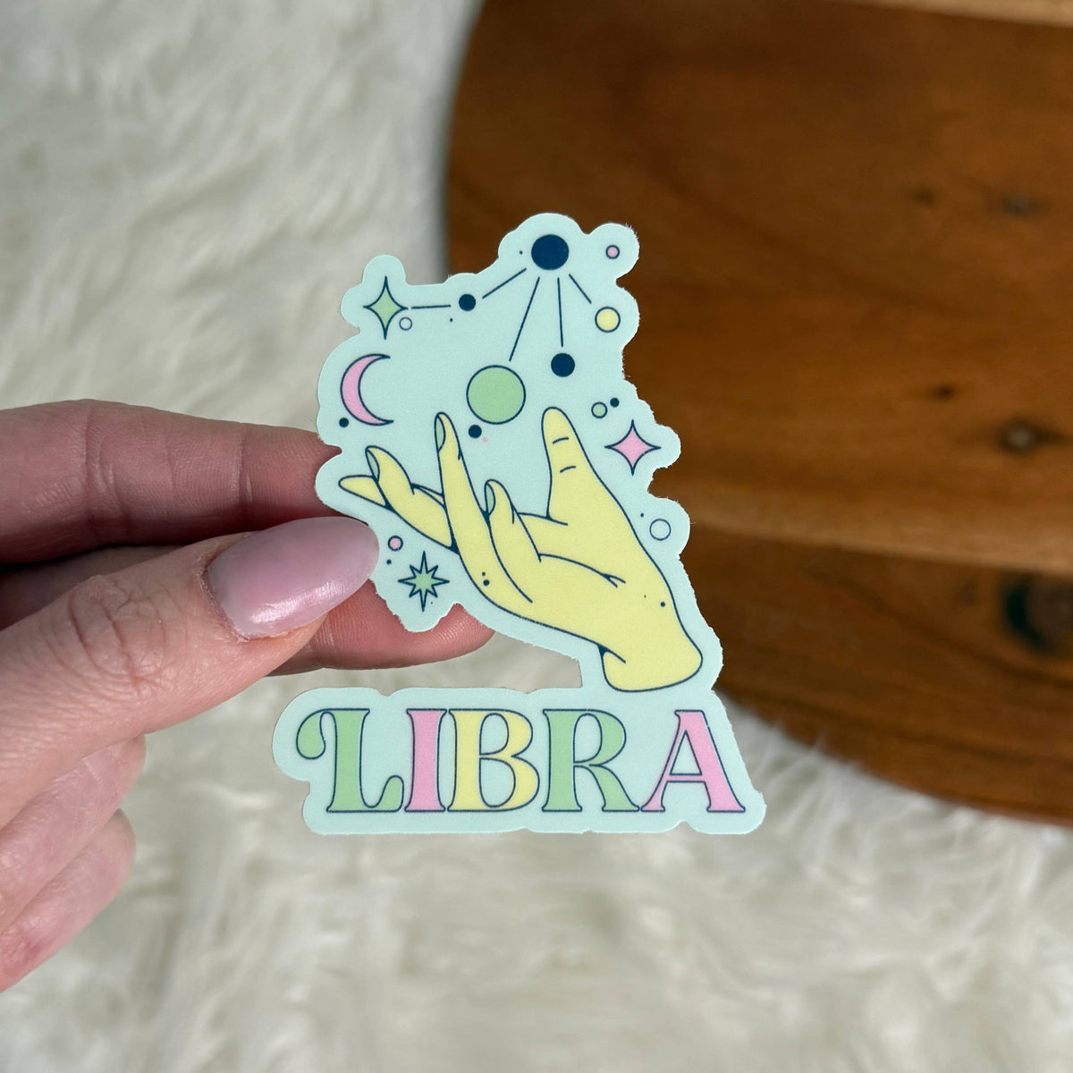 Libra Astrology Sign Sticker