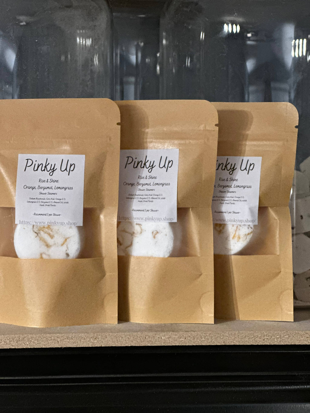 Single Shower Steamers: Rise n Shine: Lemongrass Bergamot Sweet Orange