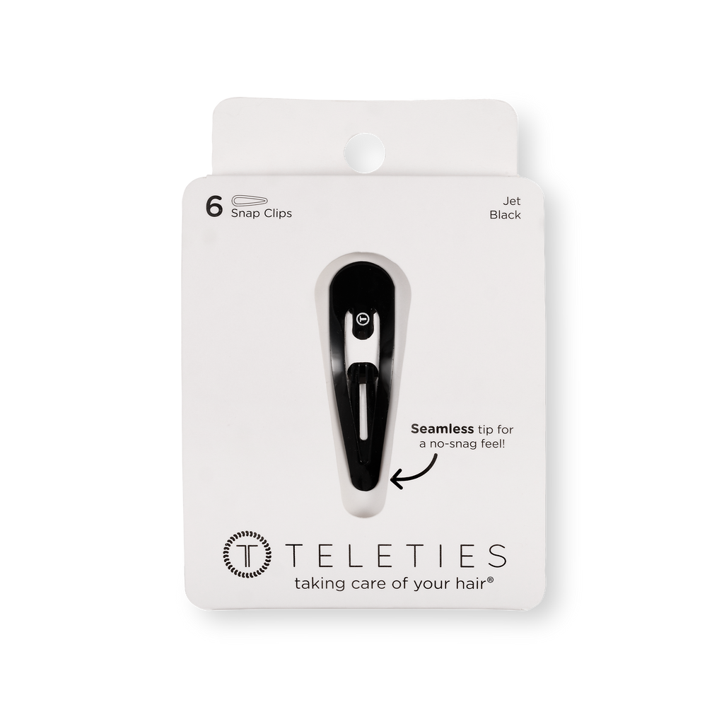 Jet Black Snap Clip (6ct)