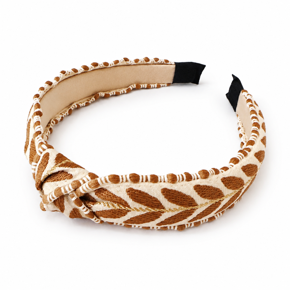 Ellison+Young Southern French Slim Headband: Coffee