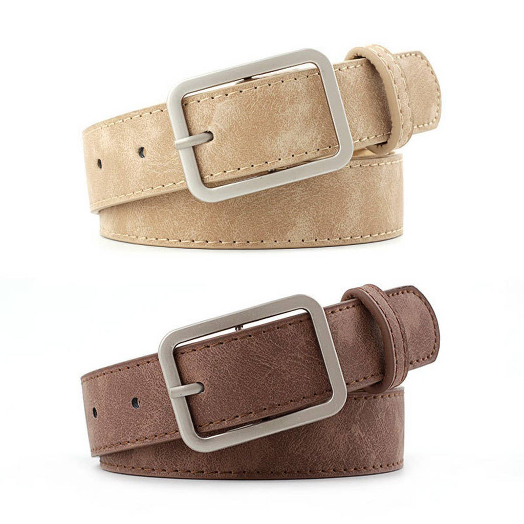CWABE0381_HOT SELLING RETRO BIG BUCKLE DECORATIVE BELT: Black / (OS) 1