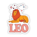 Leo Zodiac Sign Sticker