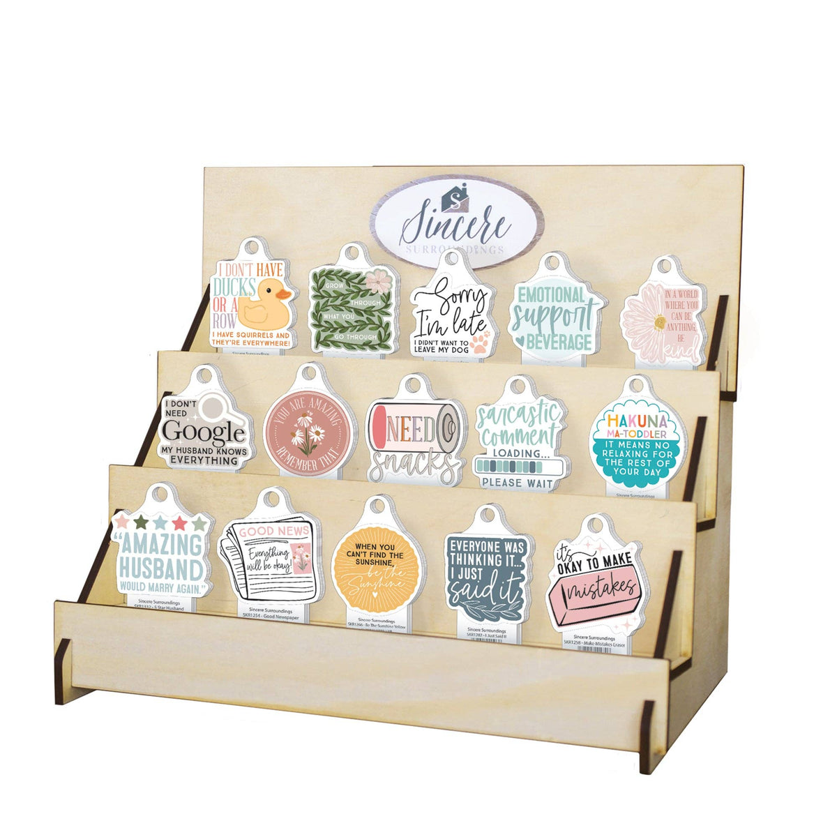 Inspirational + Humor Sticker Display Bundle 2026 - Bundles
