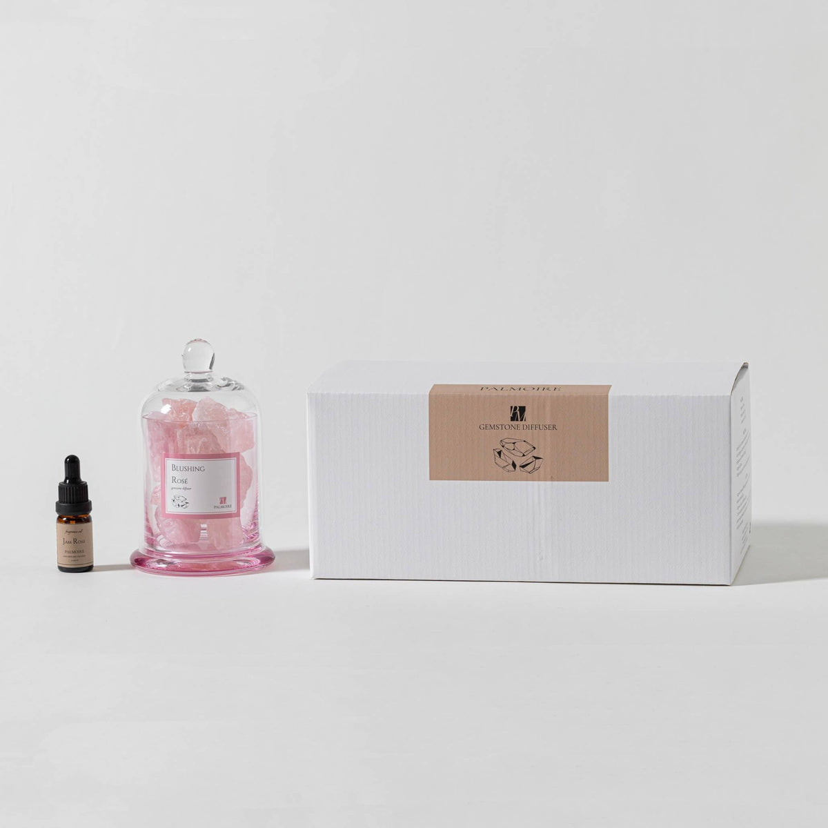 Blushing Rosé Gemstone Diffuser [rose/jasmine]