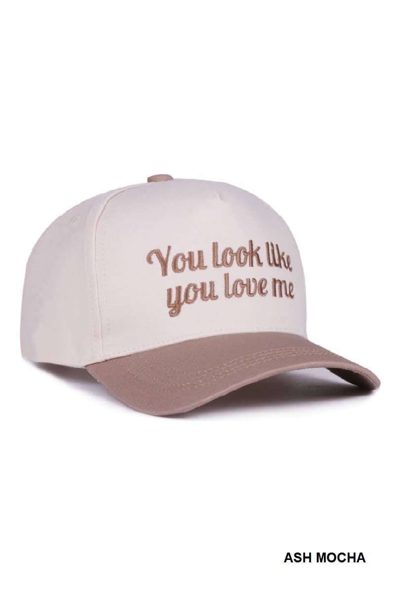 `Two Tone Canvas Cotton Cap: FLORAL-189777 / OS