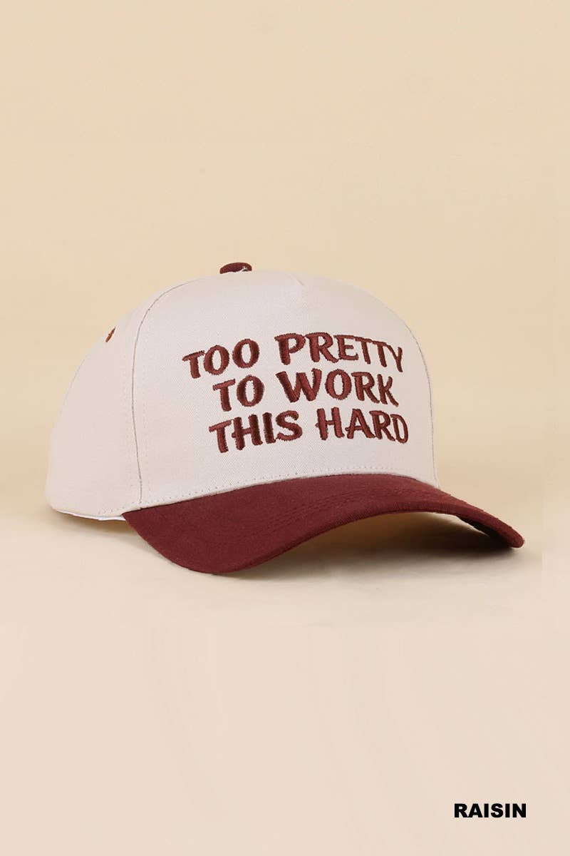 `Two Tone Canvas Cotton Cap: FLORAL-189777 / OS