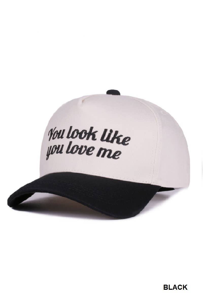 `Two Tone Canvas Cotton Cap: FLORAL-189777 / OS