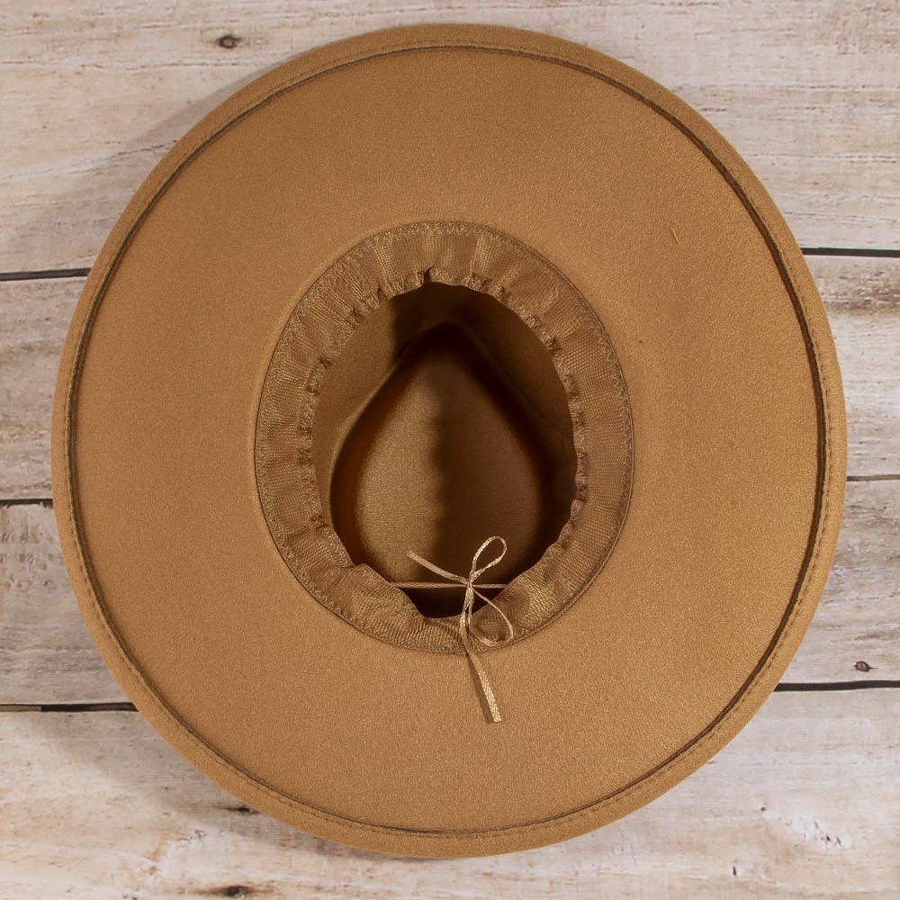 Double Belt Strap Fedora Hat: IV